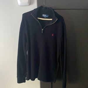 Ralph Lauren Polo M collared quarter zip.